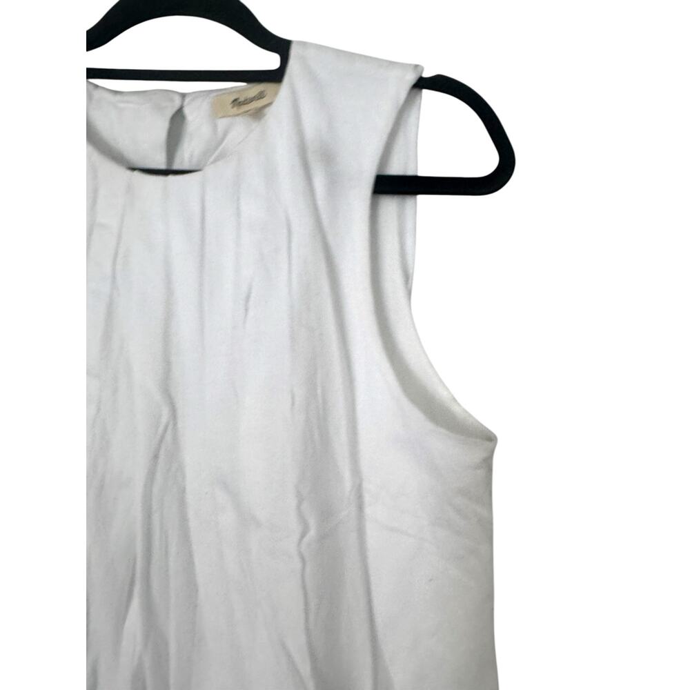 NWT Madewell Sleeveless Crewneck Bubble Top Size L - Picture 4 of 8